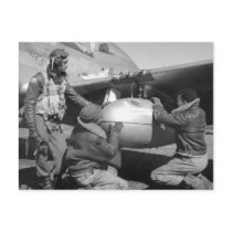 Tuskegee Airmen, 1945 Post Card