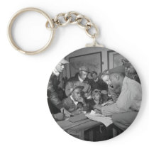 Tuskegee Airmen 332nd Fighter Group Pilots Key Chain