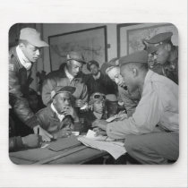 Tuskegee Airmen 332nd Fighter Group Pilots Mousepads