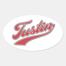 Tustin Script Sticker