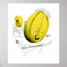 TUT - rock melon Print
