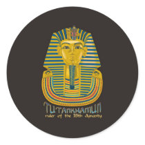 Tutankhamun mummy, the ancient King Tut of Egypt Stickers