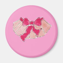 tutu circle pink green magnets