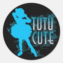 TuTu Cute (Blue) Sticker