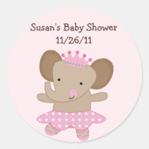 Tutu Cute Elephant Stickers/Envelope Seals