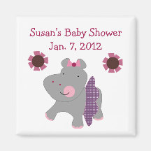 Tutu Cute Hippo Magnet/Keepsake/Party Favour