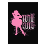 Tutu Cute party or recital invitation