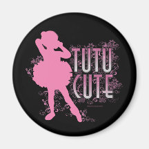 Tutu Cute (Pink) Magnets