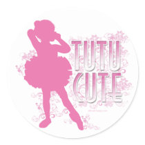 Tutu Cute (Pink) Sticker