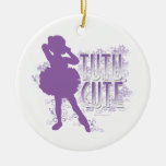 TuTu Cute Violet Christmas Ornament