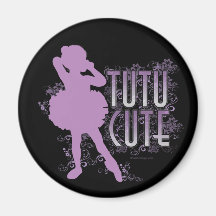 Tutu Cute (Violet) Fridge Magnets