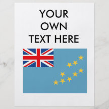 Tuvalu Flag Flyer Design