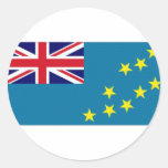 Tuvalu National Flag Round Sticker