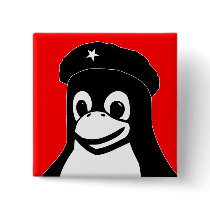 Tux Guevara - Customized Pinback Buttons