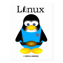 Tux (Linux) Post Card