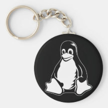 Tux Penguin - (Linux, Open Source, Copyleft, FSF) Keychains
