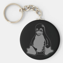 Tux Penguin - (Linux, Open Source, Copyleft, FSF) Key Chains