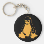 Tux Penguin - (Linux, Open Source, Copyleft, FSF) Key Chain