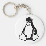 Tux Penguin - (Linux, Open Source, Copyleft, FSF) Keychain