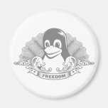 Tux Penguin - (Linux, Open Source, Copyleft, FSF) Fridge Magnets