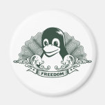 Tux Penguin - (Linux, Open Source, Copyleft, FSF) Refrigerator Magnets