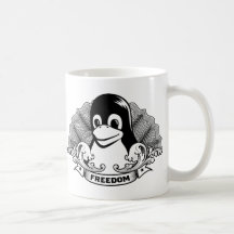 Tux Penguin - (Linux, Open Source, Copyleft, FSF) Mug