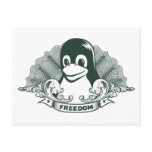 Tux Penguin - (Linux, Open Source, Copyleft, FSF) Postcard
