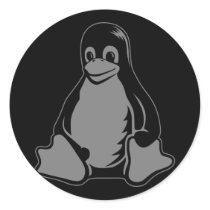 Tux Penguin - (Linux, Open Source, Copyleft, FSF) Sticker