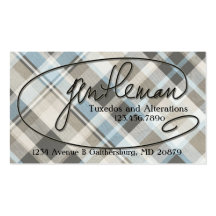 Tuxedo and Alterations Male Buisness Cards Business Card Template
