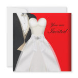 Tuxedo Ball Gown Black Tie Party Invitations