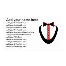 Tuxedo Business Card Templates