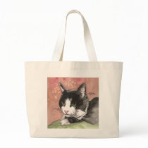 Tuxedo Cat Tote Bag
