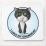 Tuxedo Cat - I Love My Grandcat Mousepads