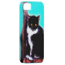 Tuxedo Cat iPhone 5 Cases