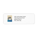 Tuxedo Cat Return Address Labels