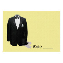 Tuxedo Place Card Business Cards