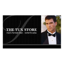 Tuxedo Shop - Business Card