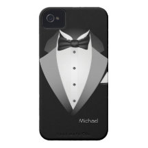 Tuxedo Suit Funny iPhone 4 Case