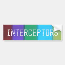 TV Bars Bumper Sticker