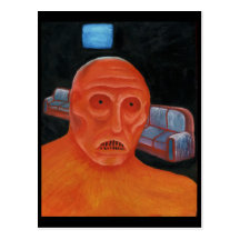 TV Monster Post Cards