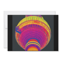 Tv Tower (Fernsehturm), Berlin, Rainbow Colour (tv Announcements