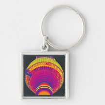 Tv Tower (Fernsehturm), Berlin, Rainbow Colour (tv Keychain