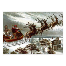 Twas the Night Before Christmas Business Card Templates