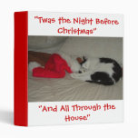 Twas the Night Before Christmas/kitten Binders