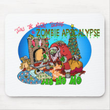 Twas the Night Before the Zombies Mousepads
