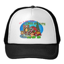 Twas the Night Before the Zombies Trucker Hats
