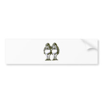 Tweedle Dee & Tweedle Dum Bumper Sticker