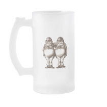 Tweedle Dee & Tweedle Dum Sepia Mugs