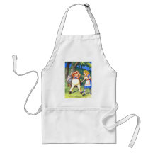 TWEEDLE DUM LOSES IT IN FRONT OF ALICE APRON