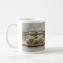 Tweedledee and Tweedledum gargoyle mug